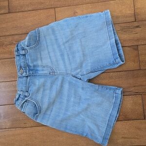 Wonder Nation Light Blue Denim 5 Pocket Boys Shorts Size 10